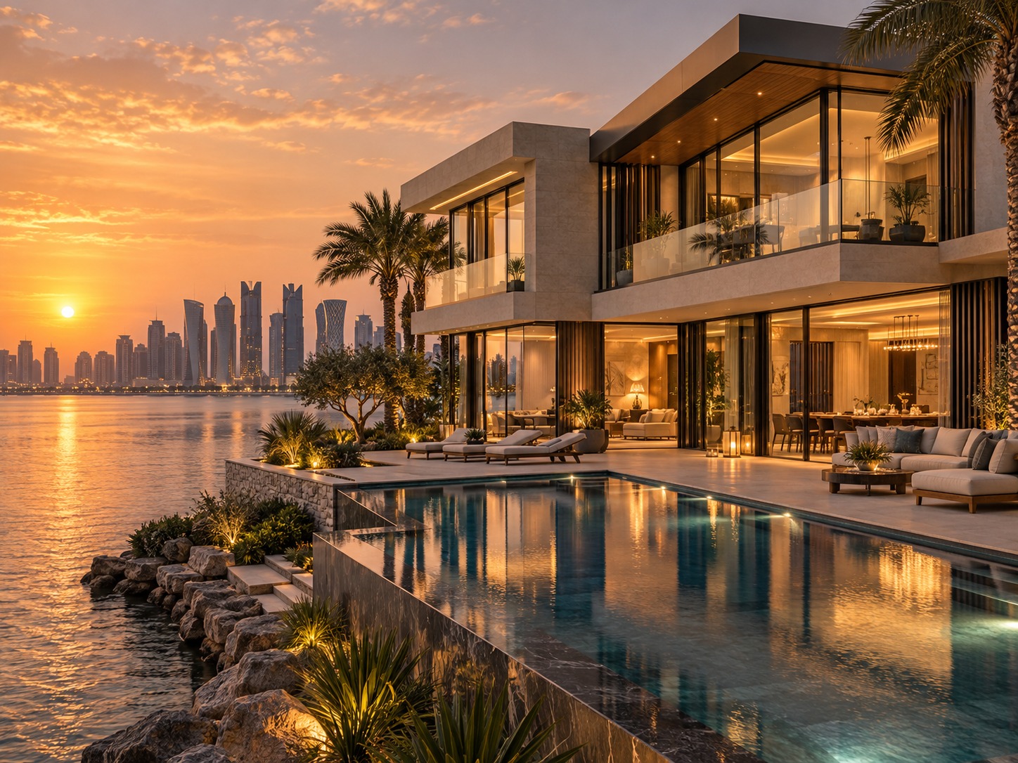 Contemporary luxury architecture — illustrative image